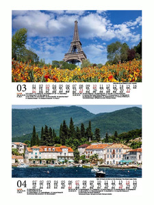 Tùy Chỉnh Lớn Khuyến Mại Hàng Năm Hàng Tháng Hàng Năm Giấy Tường Lịch In Ấn Cho 2027 2026 - Product Image 4