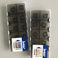 CCMT 09T304-SM IC907 Iscars OEM Inserto Cuadrado Personalizable de Carburo de Tungsteno con Recubrimiento PCD para Herramienta de Torneado CNC de Acero HRC45