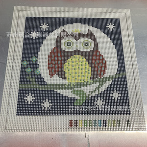 Tissu imprimé pour point de croix avec motif coloré pour l'art de la broderie 100x100cm - Product Image 4