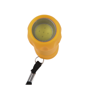 באיכות גבוהה 9 LED COB סופר מואר קטן נייד פלסטיק זול פנס ABS לפיד עם רצועה - Product Image 2