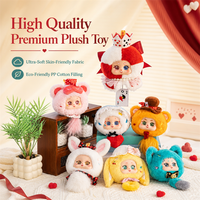 Mignonnes poupées en peluche à visage en vinyle, série animaux, boîtes mystères, jouets en peluche, pendentifs de sac, décorations, cadeaux