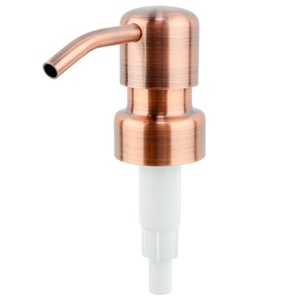 Pompe à savon liquide couleur or mat 28/400 en acier inoxydable, distributeur en métal pour flacon de savon pour les mains, salle de bain, cuisine, recharge - Product Image 4