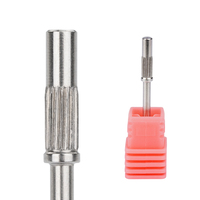 Mandrin de ponçage miniature 3/32 pouces, axe en acier inoxydable haute résistance, anneau de ponçage pour manucure, remplacement facile