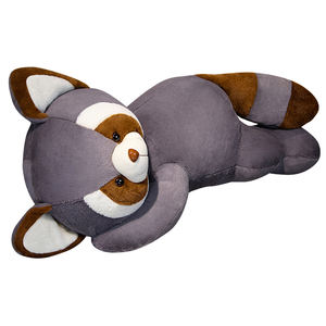 Almohada de peluche de <span class=keywords><strong>mapache</strong></span> bonito mejor hecha, almohada de cuerpo de felpa de <span class=keywords><strong>mapache</strong></span> suave para dormir para regalos - Product Image 6