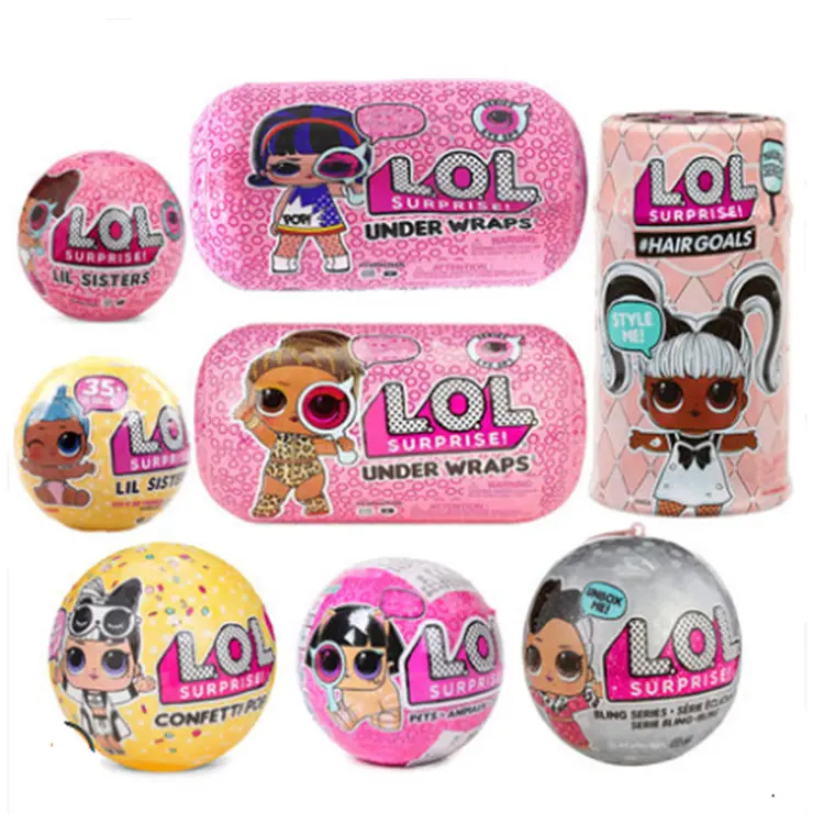 Chinese Wholesale Stock Original Blind Box Toy Lol Doll Toy Surprise Lol Doll Ball For Kids PSD002