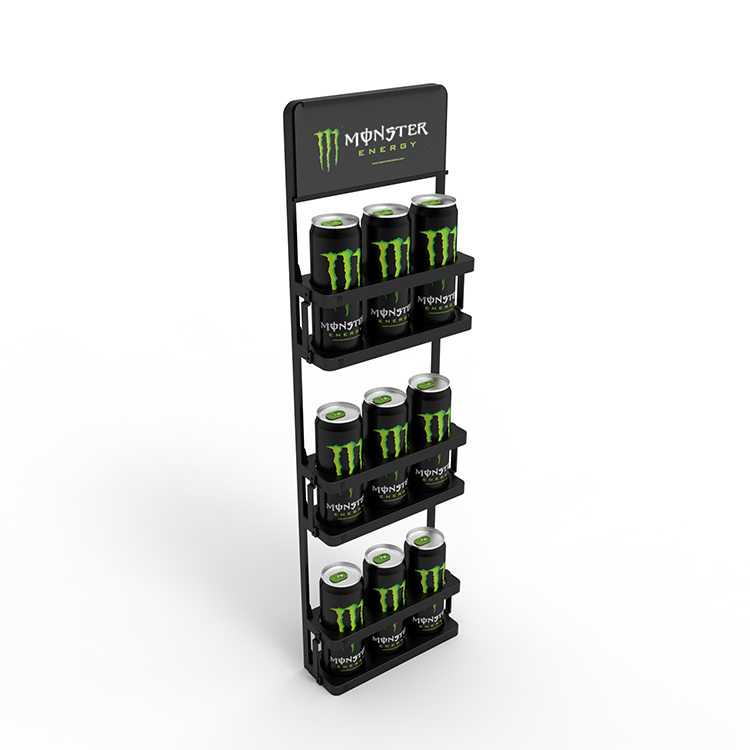 Customized Metal Parasite Display Rack Banana Milk Bottle Can Display Holder — view 5