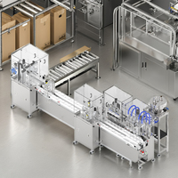 Machine de remplissage industrielle à piston pour la production de crèmes cosmétiques, lotions, liquides et le remplissage de bouteilles