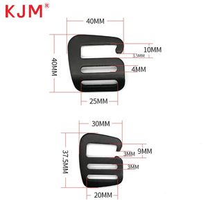 KJM Metal Sliding Buckles 40mm 37.5mm For Bags Backpacks Webbing <b>Hardware</b> - Product Image 1