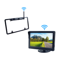 5 pouces Moniteur Système de Stationnement 2.4G sans fil caméra de recul caméra de recul sans fil pour voiture