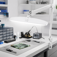 Lampe de bureau à pince moderne et minimaliste sur mesure, à intensité réglable, LED haute luminosité, pour le travail et les tâches de bureau