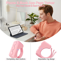 Télécommande sans fil étanche en forme d'anneau à 3 boutons pour TikTok, défilement automatique, retourneur de page, contrôleur de caméra selfie (portée 10m)