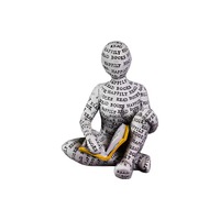 2025 Style nordique abstrait résine lecture femmes Figurine Statue créative étagère décoration pour bureau à domicile salon décor