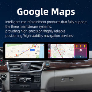 Système CarPlay à double écran de 25,6 pouces pour lecteur DVD de voiture 1 Din, navigation GPS Android, <span class=keywords><strong>Mercedes</strong></span> E <span class=keywords><strong>GLK</strong></span> W212 09-15, conduite à droite - Product Image 4