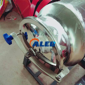Tambour rotatif de mélangeur de gobelet de double cône de 50kg SUS316L pour le composant de moteur de noyau de produits chimiques de poudre - Product Image 5