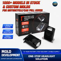 Nouveau produit phare : Éclairage de calandre de voiture LED universel A12 180W 18000LM 6000K à 4 lentilles et 3 couleurs, avec ventilateur haute vitesse, 9-30V, Canbus, IP68