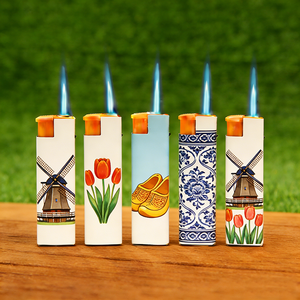 Encendedor <span class=keywords><strong>de</strong></span> Cigarrillos Eléctrico Briquet Personalizado con Adhesivo Completo, Llama <span class=keywords><strong>de</strong></span> Chorro o Resistente al Viento, Recargable con Gas - Product Image 6