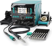 Kit de soudage de précision 2-en-1 YIHUA 992D-II avec stylo à air chaud et fer à souder C210 avec affichage LCD dynamique