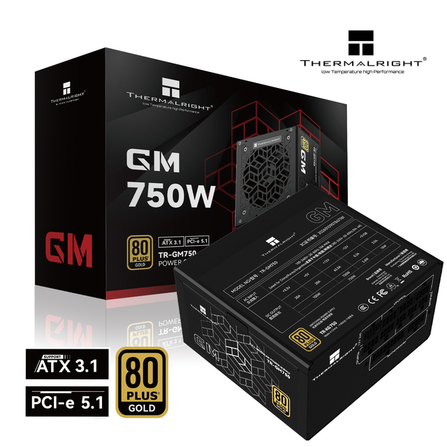 Thermalright TR-GM 750W 850W Full Modular Power Supply ATX 3.1 80 Plus Gold PCIe 5.1 Computer Gaming PC PSU