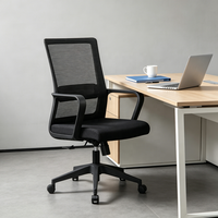 Chaise de bureau pivotante en maille à hauteur réglable pour entreprise, immeuble de bureaux et domicile - Vente en gros