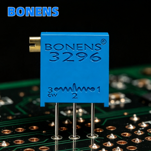 โพเทนชิโอมิเตอร์ BONENS Multiturn 10R 3296Z ความคลาดเคลื่อน 10% กำลังไฟ 0.5 วัตต์ ตัวต้านทานปรับค่าได้ ปรับค่าด้านบน แบบเซอร์เมท ทริมเมอร์ ทริมพอต <span class=keywords><strong>3296</strong></span> - Product Image 1