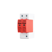 Parafoudre industriel solaire T2 AC SPD 2P 3P 4P 385V 20kA 40kA, parafoudre basse tension pour rail DIN 35mm