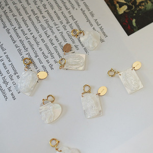 Sculpture à la main vadrouille coquille camée la vierge marie pendentif/breloque en acier inoxydable fermoir rond collier à faire soi-même Bracelet accessoires - Product Image 2