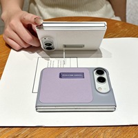 Étui pliable Duo pour iPhone d'Apple, support pliable 18 en 1, protection intégrale en cuir grainé Litchi