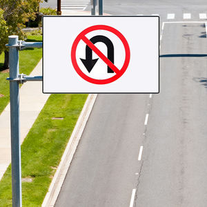 علامة تحذير السلامة على الطرق العاكسة من الألومنيوم المنعطف ، علامة تحذير السلامة على الطرق - Product Image 5