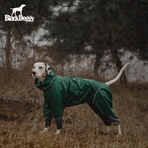 Blackdoggy เสื้อกันฝนโพลีเอสเตอร์กันน้ำสำหรับสุนัขเสื้อกันฝนป้องกันพายุสำหรับสัตว์เลี้ยงในฤดูใบไม้ผลิที่เป็นของแข็ง - Product Image 4