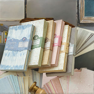 Gentle Series Light Vintage Handbook DIY <span class=keywords><strong>Collage</strong></span> décoratif 50 pcs/pack Papier avec fonction de feuilles mobiles - Product Image 3