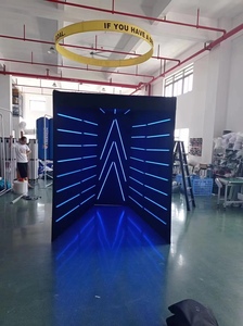 Para Vogue, elegante cabina de fotos portátil, Fondo de túnel de luz, marco de carcasa emergente, Compatibilidad de cámara, elegante <span class=keywords><strong>estudio</strong></span> Backdr - Product Image 2