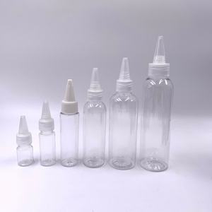 Bouteille souple en plastique de 30ml, 60ml, 80ml, 100ml, 120ml, 2oz pour encre de tatouage, avec embout fin et bouchon torsadé noir - Product Image 4