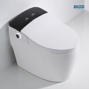 Inodoro inteligente Casas cortas Marca de agua Lujo Moderno en tanque sin tanque Tanque blanco y negro Incluido Inodoro inteligente de gama alta - Product Image 5