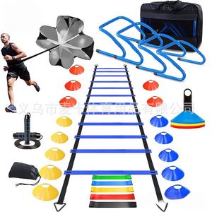 Kit Completo de Entrenamiento de Fútbol - Escalera de Agilidad, Paracaídas de Resistencia y Obstáculos para Entrenamiento de Velocidad en Fútbol - Product Image 1