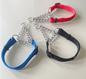 명령 증거 Martingale 칼라 반사 스트라이프 헤비 듀티 나일론 주문 준비 조정 가능한 개 - Product Image 4