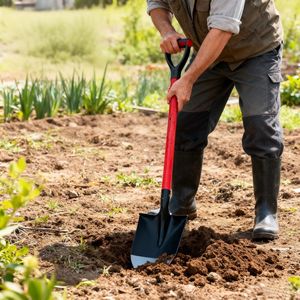 Pala de Jardín de Acero al Carbono Duradera Vetex al por Mayor |   Pala para Acampar y Combatir Incendios al Aire Libre con Mango Ergonómico - Product Image 2
