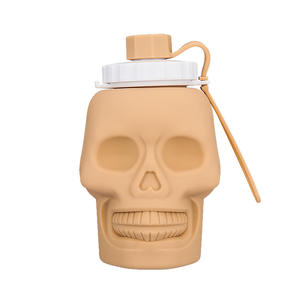 Nueva Taza Plegable de Silicona para Halloween, 650 ml, Botella de Agua Creativa con Cabeza de Calavera, Taza Deportiva para Exteriores para el Festival de los Fantasmas - Product Image 5