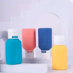 Portable Travel Set Empty Cosmetic Shampoo Silicone Squeeze Bottle Liquid Lotion Travel Tube Bottle Travel Kits