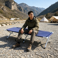 Lit pliant et couchette pour camping-car, caravane, camping, avec rangement compact dans le coffre, idéal pour les longs trajets et la détente