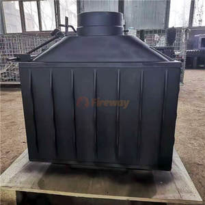 Estufa <span class=keywords><strong>de</strong></span> Leña <span class=keywords><strong>con</strong></span> Inserto <span class=keywords><strong>de</strong></span> Hierro Fundido, Chimenea Integrada <span class=keywords><strong>con</strong></span> Conducto Superior, Diseño Moderno para Uso en Hoteles, Villas y Dormitorios - Product Image 5