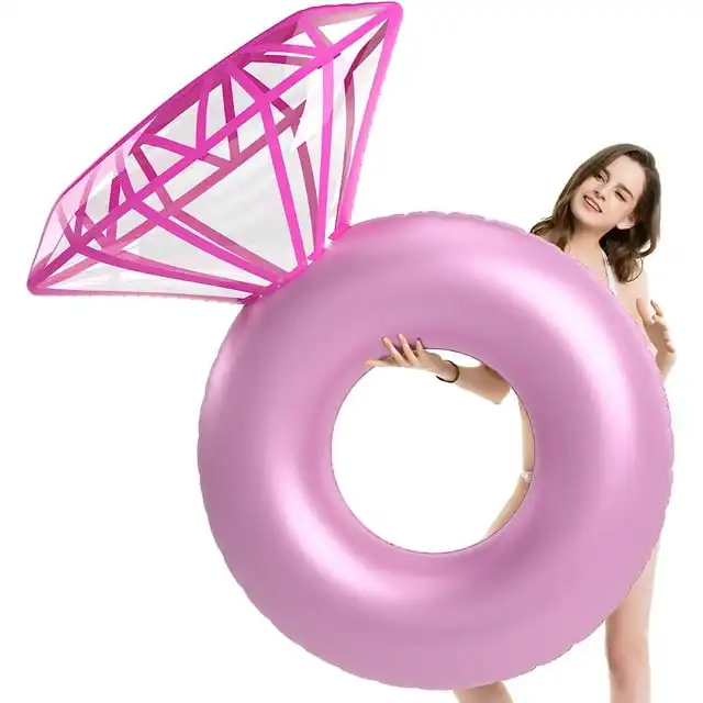 Summer Water Sport Swim Ring Inflatable Pool Float Swimming Circle Inflatable Buoy Pool Float Rubber Ring for Adults