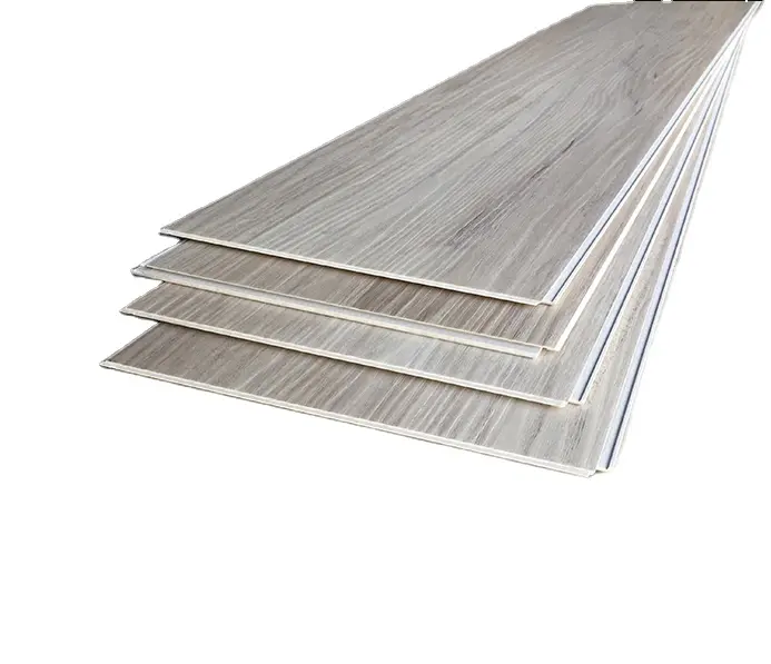 6mm SPC PVC Unilin Click flooring OEM Preço de fábrica impermeável à prova de fogo de madeira Luxury Vinyl Plank & Tile Plastic indoor spc Piso