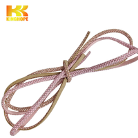 Bande de strass en plastique rose-orange de 8 mm, matériau pour chaussures, ruban thermocollant, accessoire diamant multicolore, largeur et longueur personnalisables