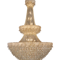 Lustre cascade LED dimmable en verre cristal texturé effet glace 1500*H2500 de luxe pour villa, hall d'hôtel, escalier et salle à manger