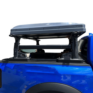 Roll-over SUV Car-mounted Portable Outdoor Quick-opening Four-season Camouflage Car Folding ABS Aluminum Hardtop Roof <b>Tent</b> - Product Image 1