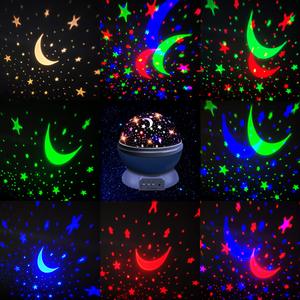 <span class=keywords><strong>Prix</strong></span> concurrentiel couleur changeante led veilleuse lune étoile projecteur veilleuse - Product Image 1