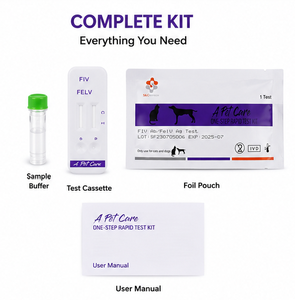 Kits <span class=keywords><strong>de</strong></span> <span class=keywords><strong>Prueba</strong></span> Rápida <span class=keywords><strong>de</strong></span> Antígenos para Gatos FCV (Virus Calicivirus Felino), Pruebas Veterinarias - Product Image 1