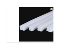 Ceintures de canal de profil de diffuseur de lumière en caoutchouc de silicone de LED souple imperméable de Tube personnalisé de meilleur prix d'usine