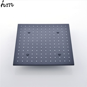 SUS robinet <span class=keywords><strong>de</strong></span> <span class=keywords><strong>douche</strong></span> à montage mural en acier inoxydable, inoxydable, <span class=keywords><strong>de</strong></span> haute qualité, à Led, pour la salle <span class=keywords><strong>de</strong></span> bains, noir, <span class=keywords><strong>de</strong></span> 16 pouces, or - Product Image 4