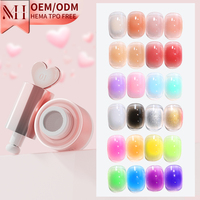 MH Heart Pat Pat Gel Soak Off Gel Polish Sans HEMA Sans TPO Non Toxique Végan Dégradé Ombré Velours Mat 24 Couleurs Texture Mousse